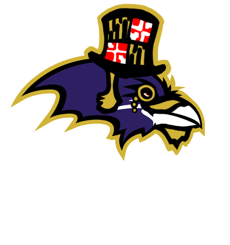 Baltimore Ravens British Gentleman Logo fabric transfer